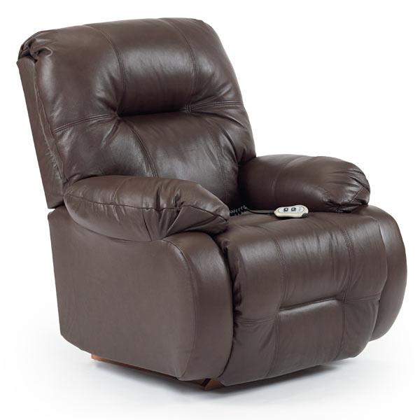 BRINLEY LEATHER POWER SPACE SAVER RECLINER- 8MP84LV