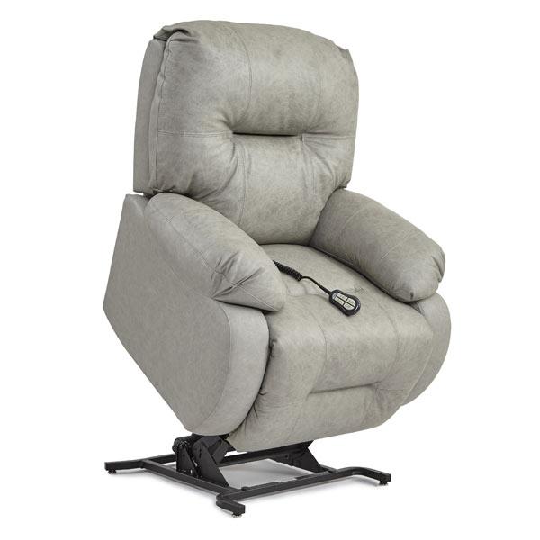 BRINLEY LEATHER POWER SPACE SAVER RECLINER- 8MP84LV