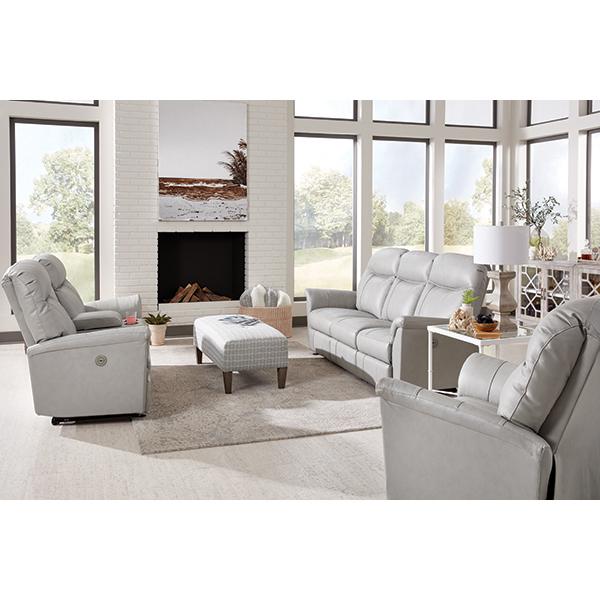 CAITLIN COLLECTION LEATHER RECLINING SOFA- S420CA4