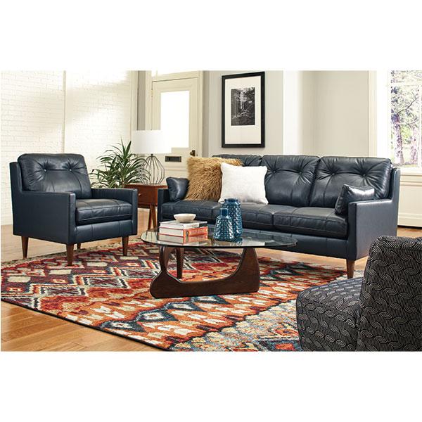 TREVIN COLLECTION STATIONARY SOFA W/2 PILLOWS- S38R