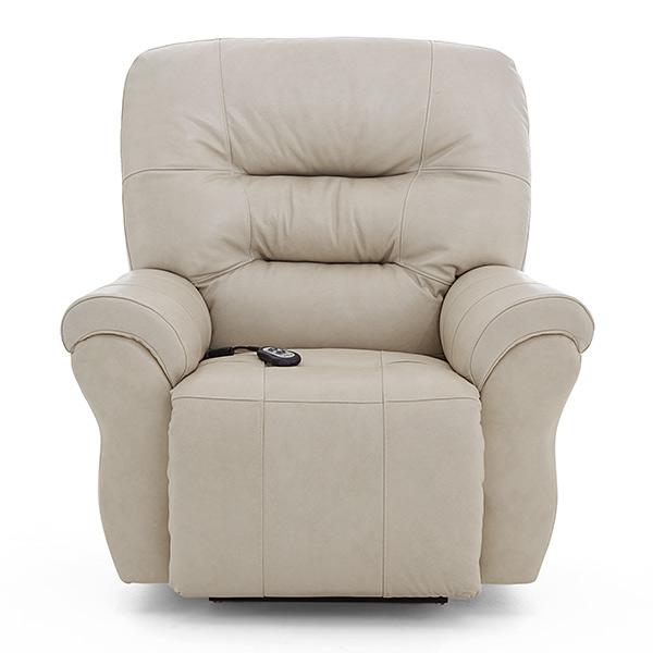 UNITY LEATHER SPACE SAVER RECLINER- 7N34LU