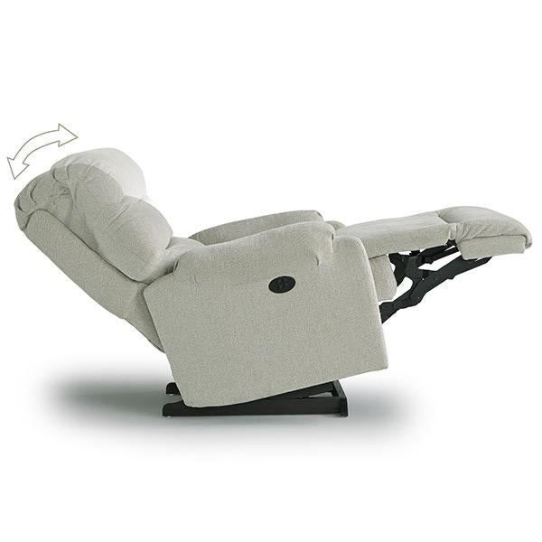 SEDGEFIELD LEATHER POWER SPACE SAVER RECLINER- 9AP64LV