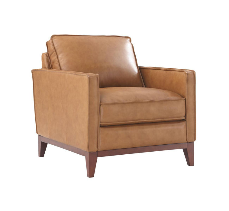 Leather Italia Georgetowne-Newport Chair in Camel