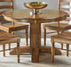 A-America Furniture Bennett Round Pedestal Extension Table in Smoky Quartz image