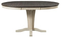 A-America Furniture Huron Pedestal Dining Table in Coffee image