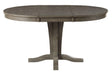 A-America Furniture Huron Pedestal Dining Table in Distressed Gray image