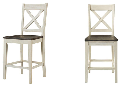 A-America Furniture Huron X-Back Barstool in Coffee (Set of 2) image