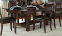 A-America Furniture Mariposa Rectangular Trestle Table in Warm Grey image