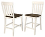 A-America Furniture Mariposa Slatback Barstool in Coffee (Set of 2) image