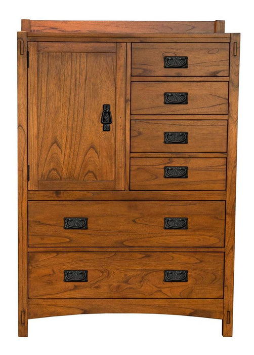 A-America Furniture Mission Hill Door Chest in Harvest image