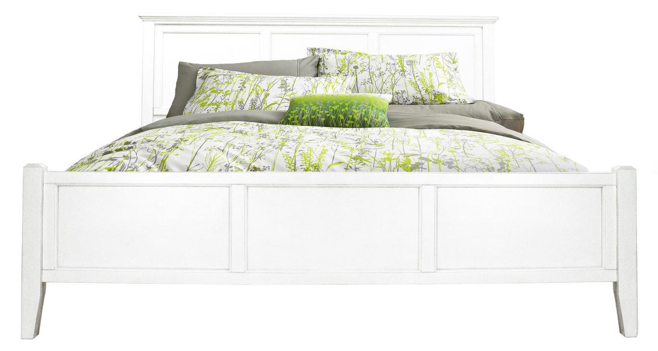 A-America Furniture Northlake King Panel Bed in White Linen image