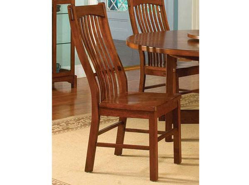 A-America Laurelhurst Slatback Side Chair in Mission Oak (Set of 2) image