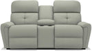 La-Z-Boy Douglas Tranquil Power Reclining Loveseat with Headrest and Console image