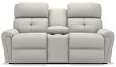 La-Z-Boy Douglas Pearl Power Reclining Loveseat with Headrest and Console image