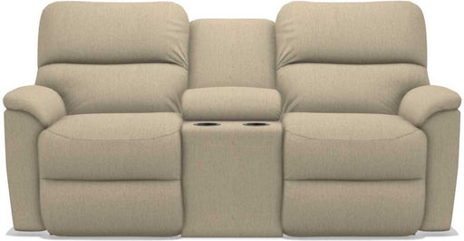 La-Z-Boy Brooks Toast Power Reclining Loveseat with Headrest and Console image