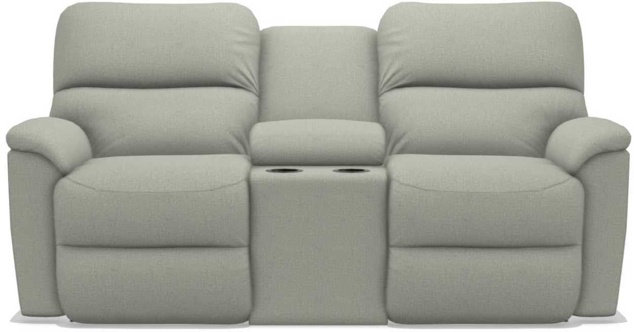 La-Z-Boy Brooks Tranquil Power Reclining Loveseat with Headrest and Console image
