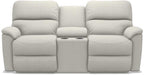 La-Z-Boy Brooks Pearl Power Reclining Loveseat with Headrest and Console image