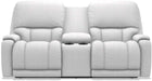 La-Z-Boy Greyson Muslin Power Reclining Loveseat with Headrest And Console image