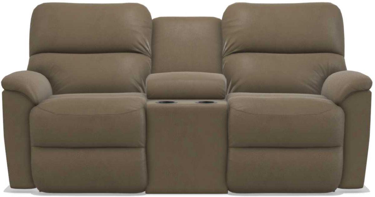 La-Z-Boy Brooks Marble Power Reclining Loveseat With Console image
