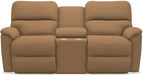 La-Z-Boy Brooks Fawn Reclining Loveseat With Console image
