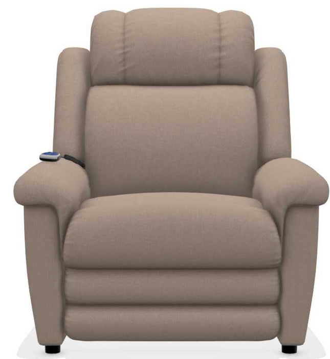 La-Z-Boy Clayton Cashmere Gold Power Lift Recliner with Massage and Heat image