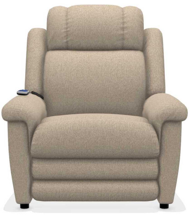 La-Z-Boy Clayton Pumice Gold Power Lift Recliner with Massage and Heat image