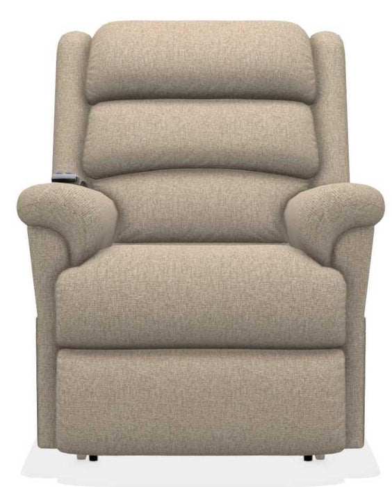 La-Z-Boy Astor Pinnacle Pumice Power Lift Recliner with Headrest and Lumbar image