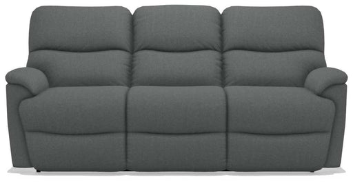 La-Z-Boy Trouper Grey Power Reclining Sofa w/ Headrest image