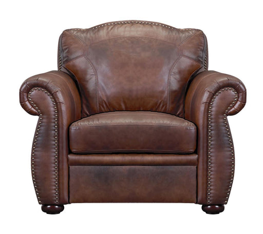 Leather Italia USA Cambria Arizona Chair in Marco image