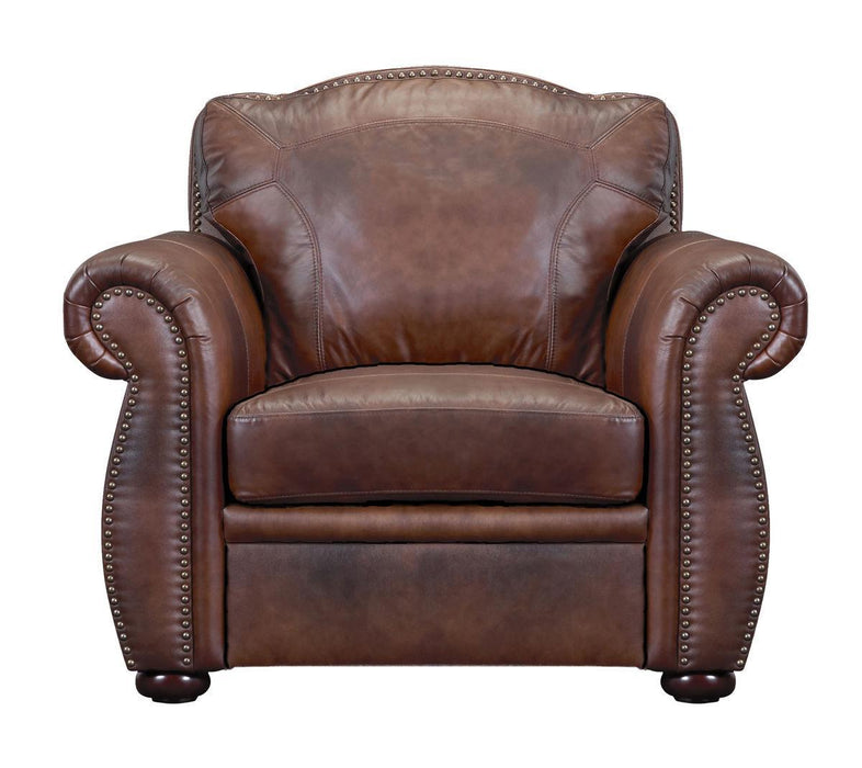 Leather Italia USA Cambria Arizona Chair in Marco image